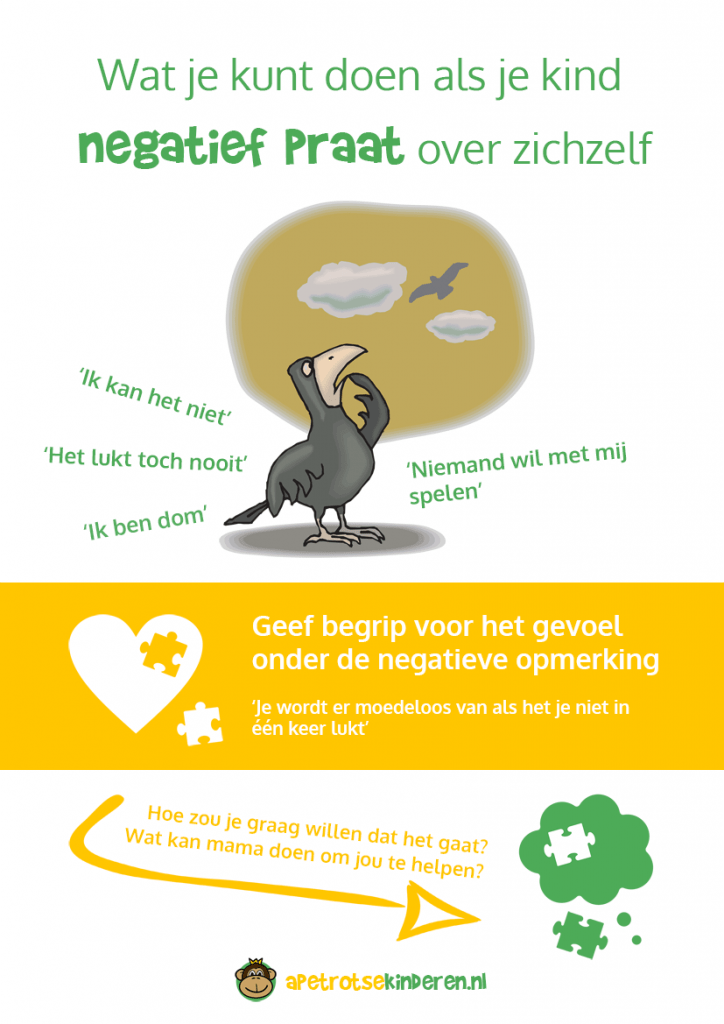 Poster: Reageren Op Negatieve Opmerkingen - Apetrotse Kinderen ...